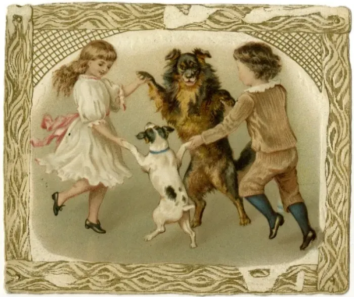 Framed Print : Dancing with Dogs Framed Print : Dancing with Dogs