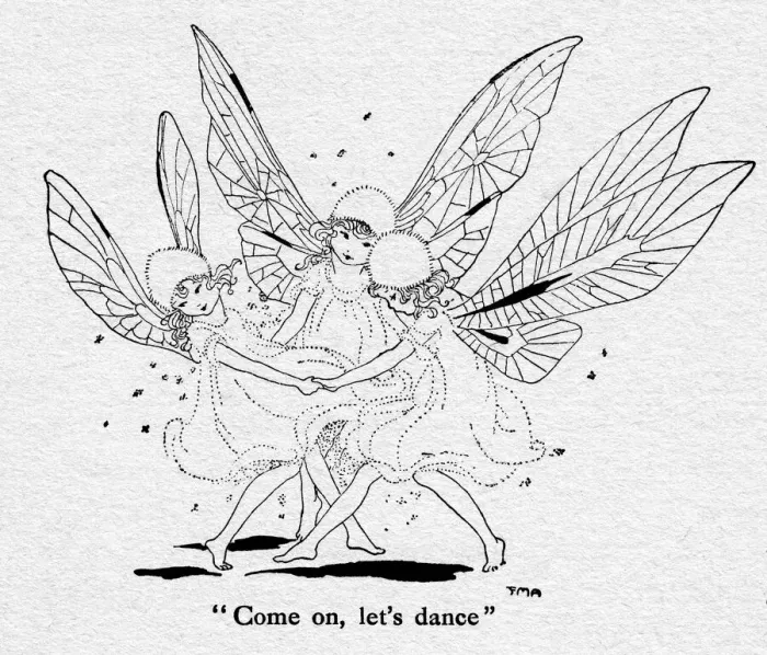 Framed Print : Dancing fairies Framed Print : Dancing fairies