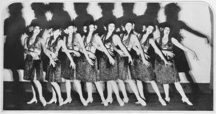 Framed Print : The dancing girls in Honey - an RKO presentation Framed Print : The dancing girls in Honey - an RKO presentation