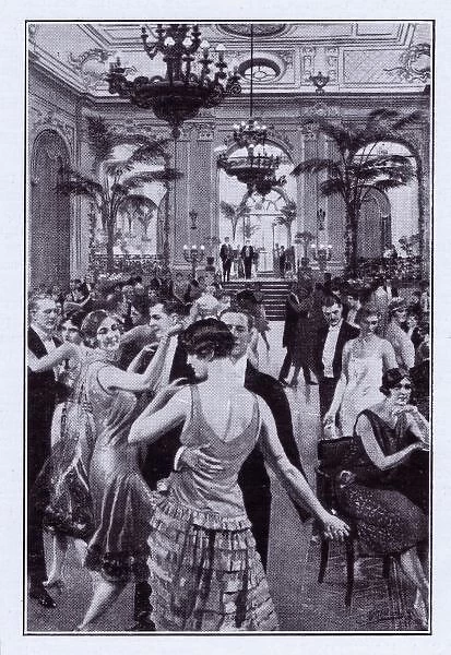 Detail of dancing at the Hotel Cecil