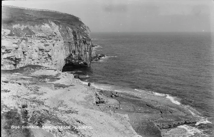 Framed Print : Dancing Ledge, Swanage Framed Print : Dancing Ledge, Swanage