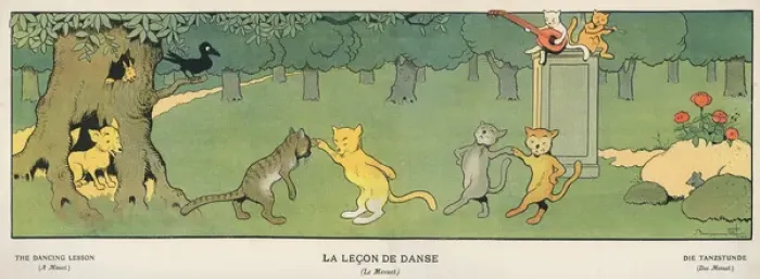 Framed Print : The dancing lesson, Les Images en Musique Framed Print : The dancing lesson, Les Images en Musique