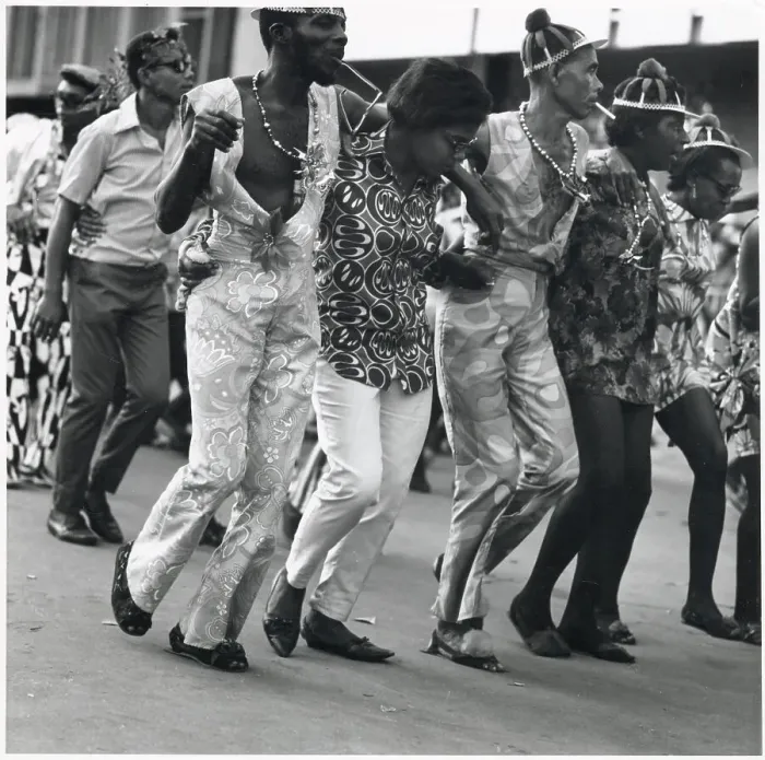 Framed Print : Dancing and partying at the annual Port of Spain Carnival, Trinidad, West Indies. Date: 1968 Framed Print : Dancing and partying at the annual Port of Spain Carnival, Trinidad, West Indies. Date: 1968