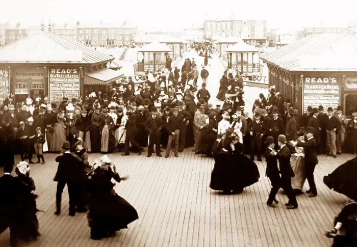 Framed Print : Dancing on the Pier, Blackpool