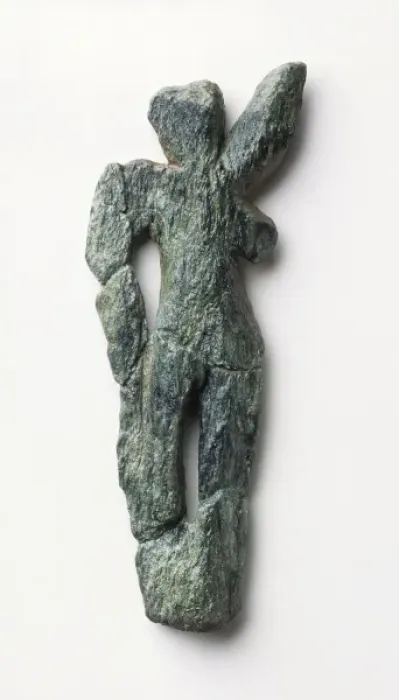 Framed Print : Dancing woman in green serpentine Framed Print : Dancing woman in green serpentine