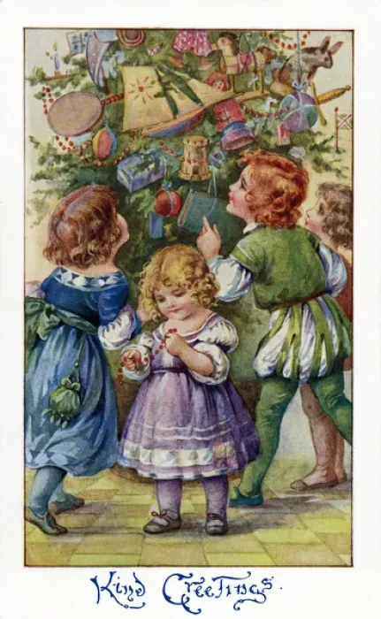 Framed Print : Dancing around the Xmas tree Framed Print : Dancing around the Xmas tree