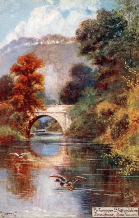 Framed Print : Dane Valley, Bridge, Staffordshire Framed Print : Dane Valley, Bridge, Staffordshire