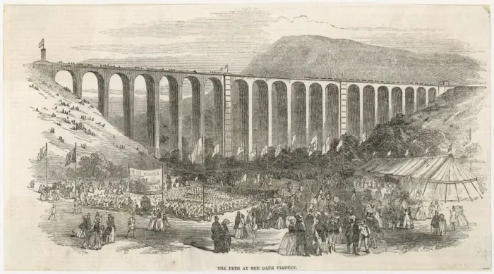 Framed Print : Dane Viaduct, Staffs Framed Print : Dane Viaduct, Staffs