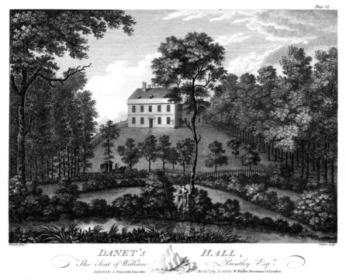 Framed Print : DANETs HALL / LEICS 1789 Framed Print : DANETs HALL / LEICS 1789