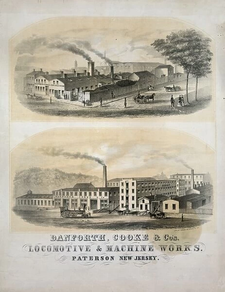 Danforth, Cooke & C.s Locomotive & machine works. Paterson
