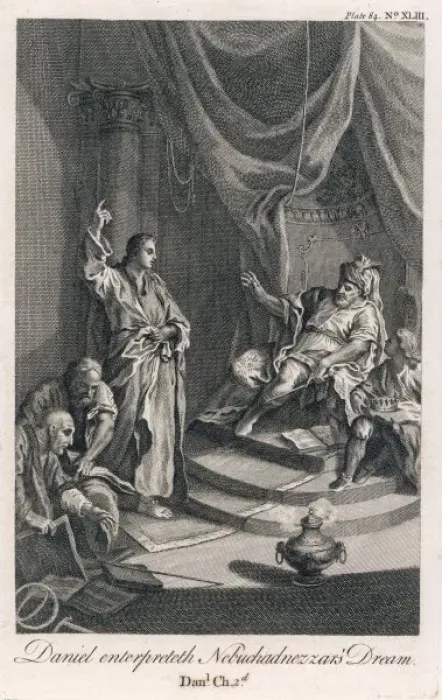 Framed Print : Daniel & Nebuchadnezzar Framed Print : Daniel & Nebuchadnezzar