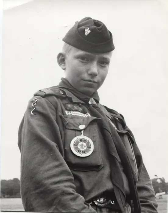 Framed Print : Danish boy scout in camp, World Jamboree Framed Print : Danish boy scout in camp, World Jamboree