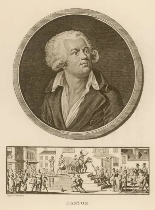 Framed Print : Danton / Duplessi-Bertaux Framed Print : Danton / Duplessi-Bertaux