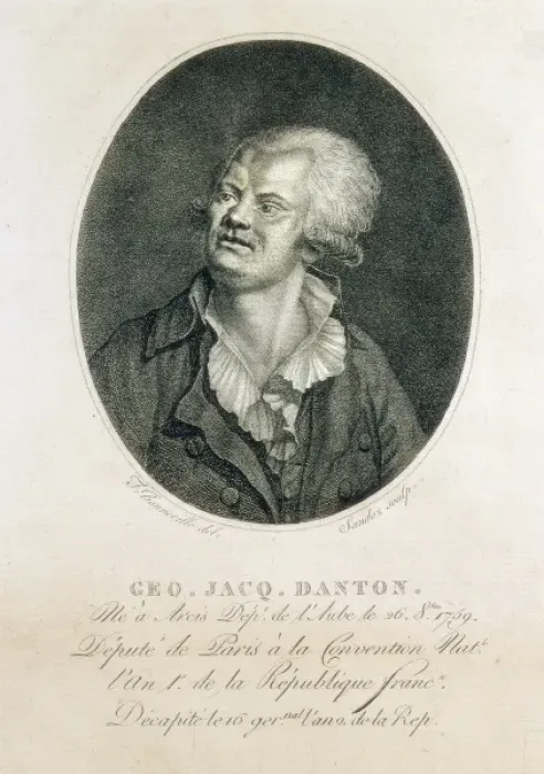 Framed Print : DANTON, Georges Jacques (1759-1794). French revolutionary Framed Print : DANTON, Georges Jacques (1759-1794). French revolutionary