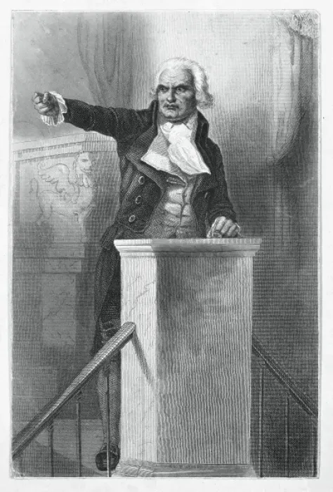 Framed Print : DANTON, Georges Jacques (1759-1794). French revolutionary Framed Print : DANTON, Georges Jacques (1759-1794). French revolutionary