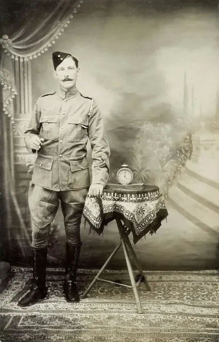 Framed Print : Dapper British Serviceman - Studio Portrait Framed Print : Dapper British Serviceman - Studio Portrait