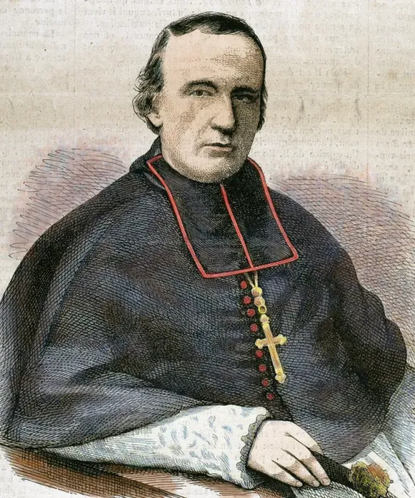 Framed Print : Darboy, Georges (1813- 1871). French prelate Framed Print : Darboy, Georges (1813- 1871). French prelate