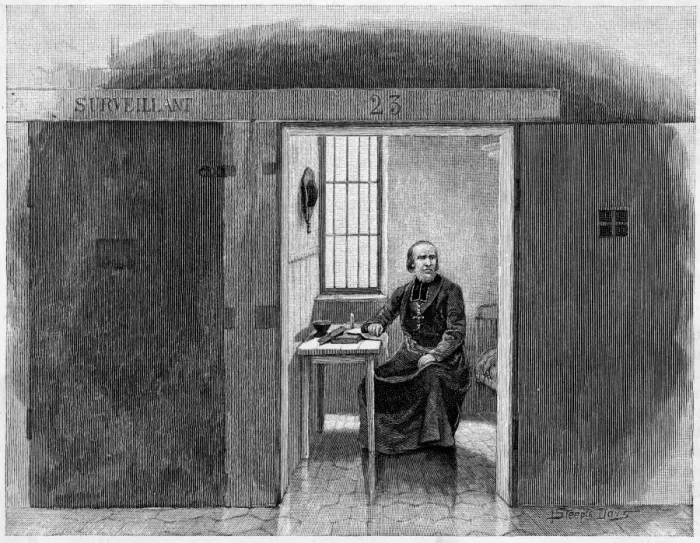 Framed Print : Darboy in Prison Framed Print : Darboy in Prison