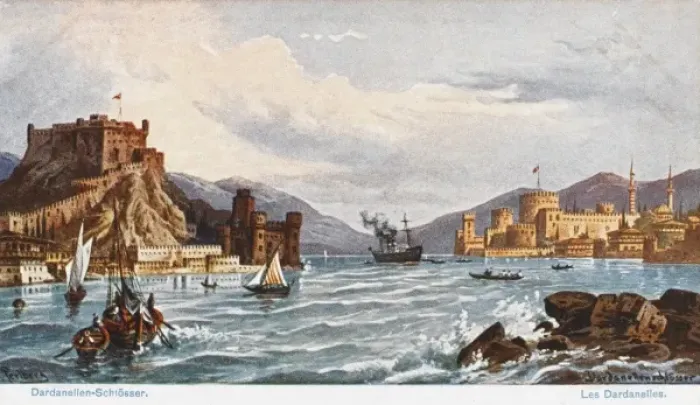 Framed Print : Dardanelles - The Castles Framed Print : Dardanelles - The Castles