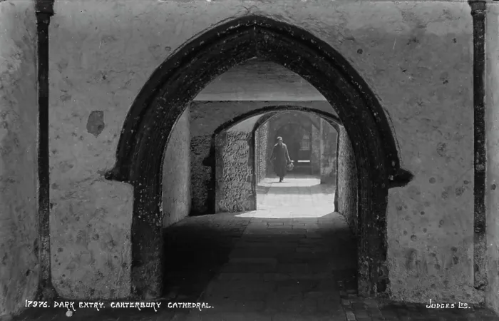 Framed Print : Dark Entry at Canterbury Cathedral Framed Print : Dark Entry at Canterbury Cathedral