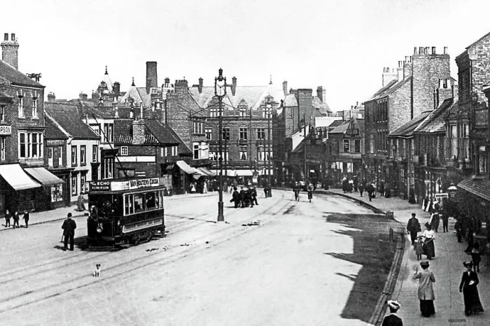 Framed Print : Darlington Bond Gate early 1900s Framed Print : Darlington Bond Gate early 1900s