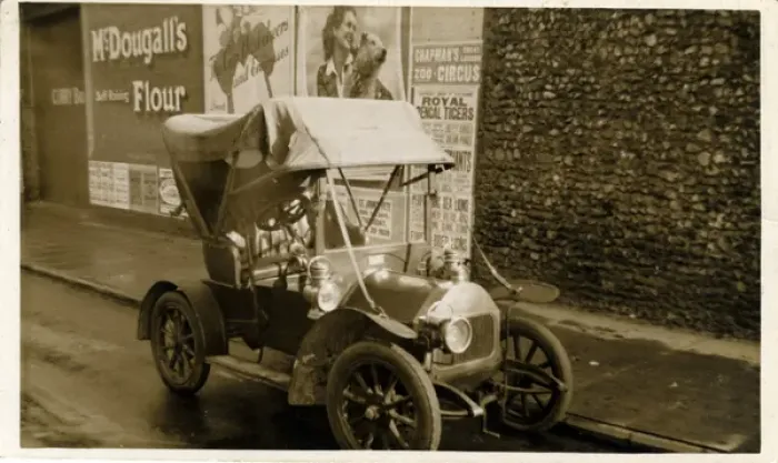 Framed Print : Darracq Vintage Car, England Framed Print : Darracq Vintage Car, England
