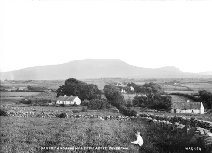 Framed Print : Dartry and Aroo Mountains from Above Bundoran Framed Print : Dartry and Aroo Mountains from Above Bundoran