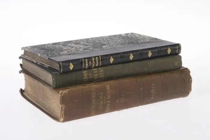 Framed Print : Darwin first editions Framed Print : Darwin first editions