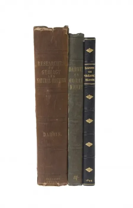 Framed Print : Darwin first editions Framed Print : Darwin first editions
