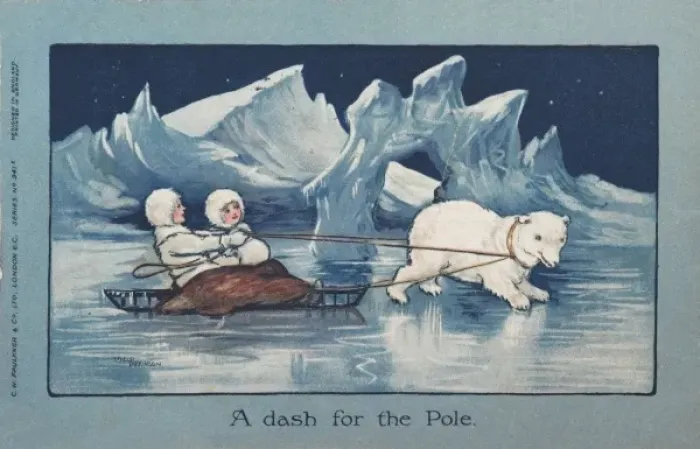 Framed Print : A Dash for the Pole by Ethel Parkinson Framed Print : A Dash for the Pole by Ethel Parkinson