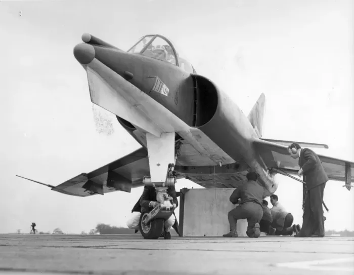 Framed Print : Dassault Etendard IVM at RAE Thurleigh near Bedford 1961 Framed Print : Dassault Etendard IVM at RAE Thurleigh near Bedford 1961