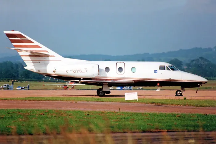 Framed Print : Dassault Falcon 10 F-GHLT Framed Print : Dassault Falcon 10 F-GHLT