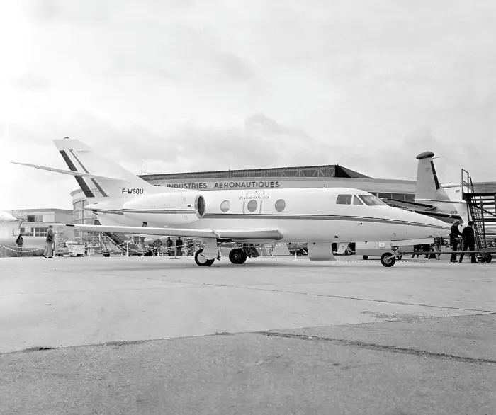 Framed Print : Dassault Falcon 10 F-WSQU Framed Print : Dassault Falcon 10 F-WSQU