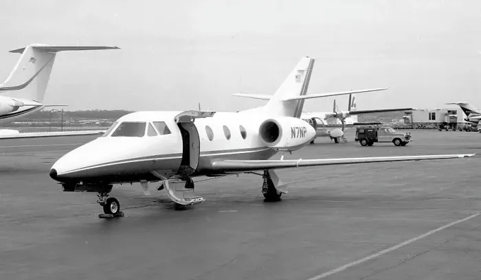 Framed Print : Dassault Falcon 10 N7NP Framed Print : Dassault Falcon 10 N7NP