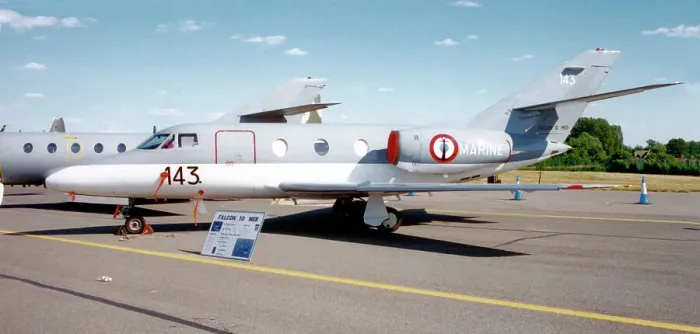 Framed Print : Dassault Falcon 10(MER) 143 Framed Print : Dassault Falcon 10(MER) 143