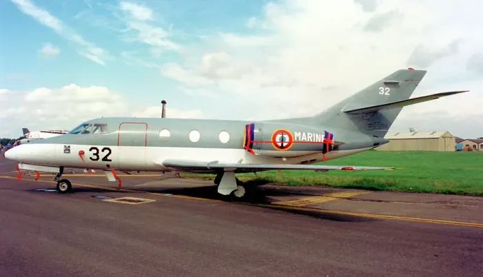 Framed Print : Dassault Falcon 10MER 32 Framed Print : Dassault Falcon 10MER 32