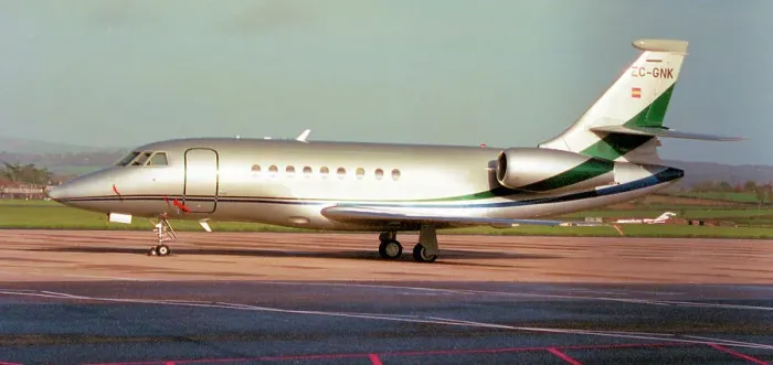 Framed Print : Dassault Falcon 2000 EC-GNK Framed Print : Dassault Falcon 2000 EC-GNK