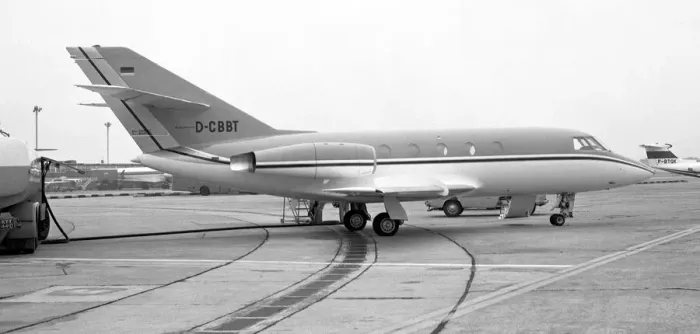 Framed Print : Dassault Falcon 20C D-CBBT