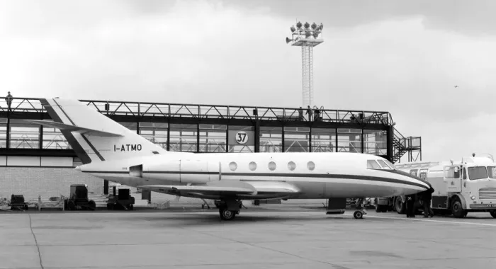 Framed Print : Dassault Falcon 20C I-ATMO Framed Print : Dassault Falcon 20C I-ATMO