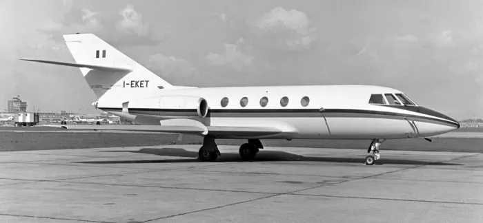 Framed Print : Dassault Falcon 20C I-EKET Framed Print : Dassault Falcon 20C I-EKET
