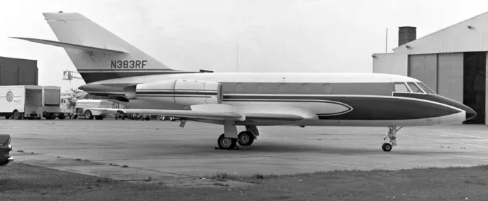 Framed Print : Dassault Falcon 20C N383RF Framed Print : Dassault Falcon 20C N383RF