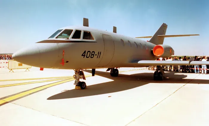 Framed Print : Dassault Falcon 20D ECM TM. 11-3 - 408-11 Framed Print : Dassault Falcon 20D ECM TM. 11-3 - 408-11