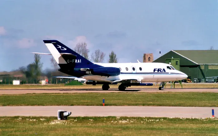 Framed Print : Dassault Falcon 20DC G-FRAI Framed Print : Dassault Falcon 20DC G-FRAI