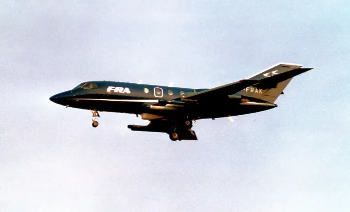 Framed Print : Dassault Falcon 20DC G-FRAK Framed Print : Dassault Falcon 20DC G-FRAK