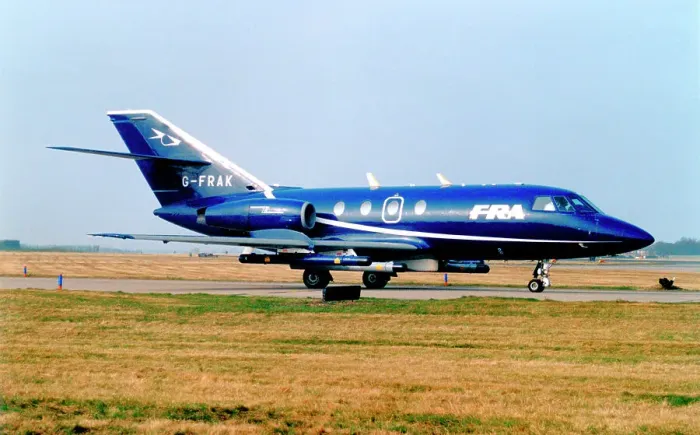 Framed Print : Dassault Falcon 20DC G-FRAK Framed Print : Dassault Falcon 20DC G-FRAK