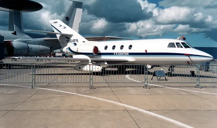 Framed Print : Dassault Falcon 20DC N904FR Framed Print : Dassault Falcon 20DC N904FR