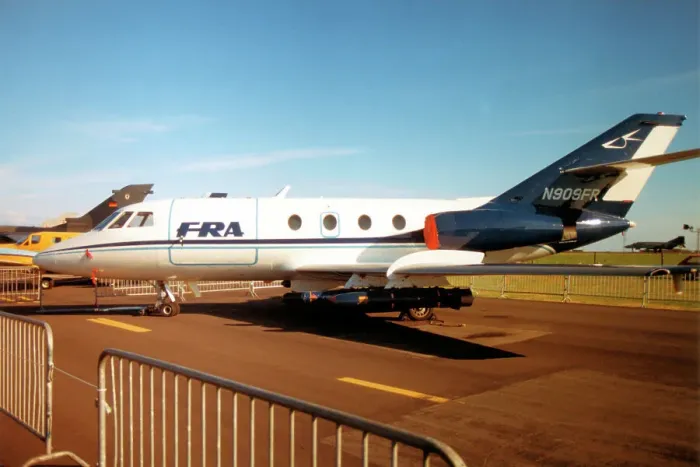 Framed Print : Dassault Falcon 20DC N909FR Framed Print : Dassault Falcon 20DC N909FR