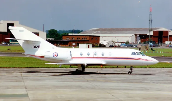 Framed Print : Dassault Falcon 20ECM 0125 Framed Print : Dassault Falcon 20ECM 0125