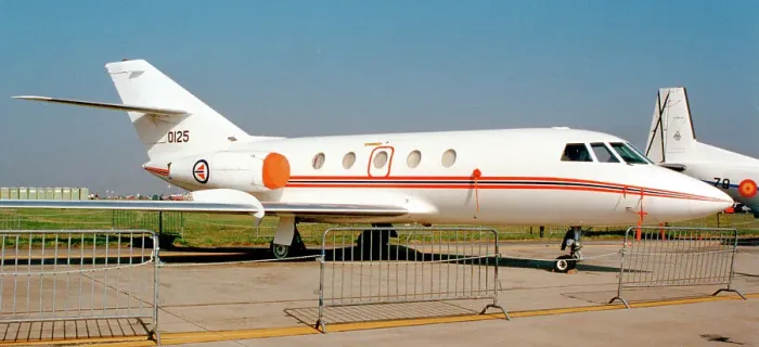 Framed Print : Dassault Falcon 20ECM 0125 Framed Print : Dassault Falcon 20ECM 0125