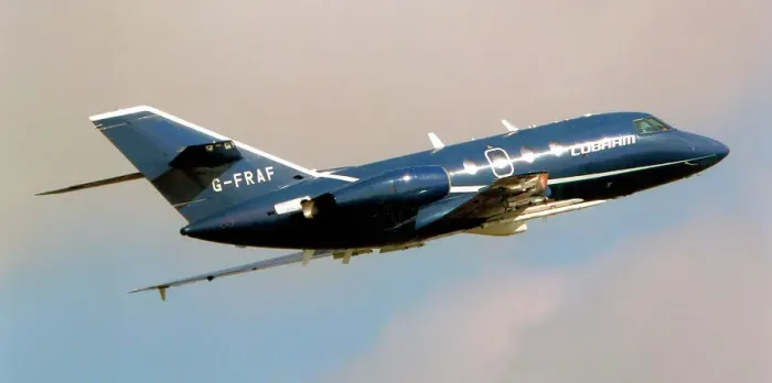 Framed Print : Dassault Falcon 20ECM G-FRAF Framed Print : Dassault Falcon 20ECM G-FRAF